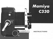 MAMIYA C330 INSTRUCTION MANUAL FREE SHIP