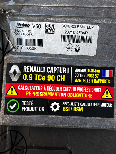 Calculateur moteur renault - calculateur,