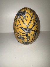 Oeuf en émaux de Longwy ? Non Signé