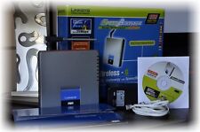 Linksys by Cisco WAG54GS Wireless-G ADSL Modem Router con SpeedBooster COMPLETO
