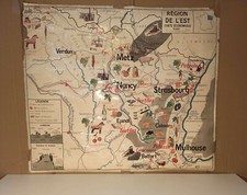 Carte murale géographique