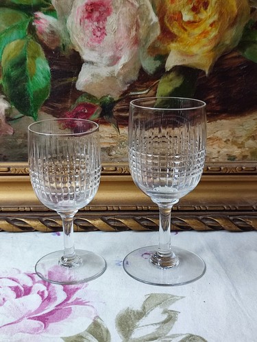 Anciens verres cristal - verres,