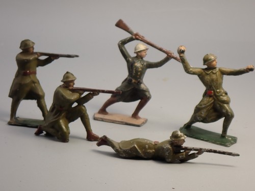 Plomb creux soldats au - 5,