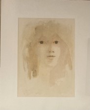Leonie Fini Visage Lithographie Épreuve D’artiste 1969