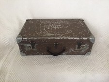 Ancienne valise Aluminium rangement  Valise  vintage  57 X 35,5 cm