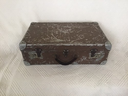 Ancienne valise aluminium - valise,