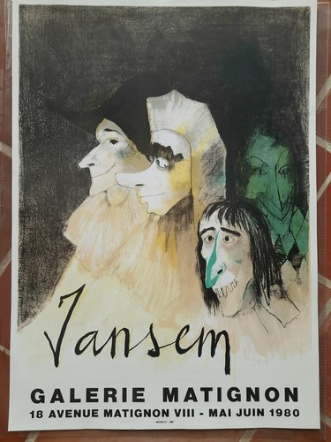 Jan jansem affiche originale - jansem,