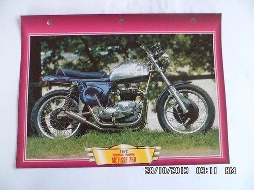 Carte fiche moto - carte, rickman