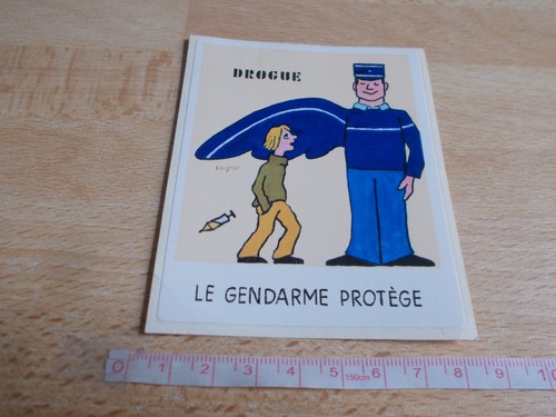 Autocollant gendarmerie - autocollant,