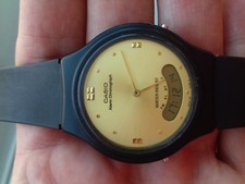 Casio Vintage Collection Chronographe AQ-42 MODULE 746 NOS Montre Rare Japan C H