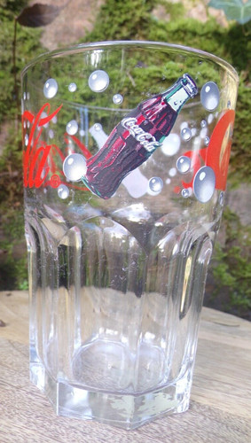 Coca cola verre publicitaire - verre,