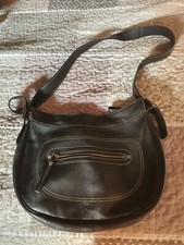 AUTHENTIQUE SAC LONGCHAMP EN CUIR GRAINE NOIR KATE MOSS BOWLING