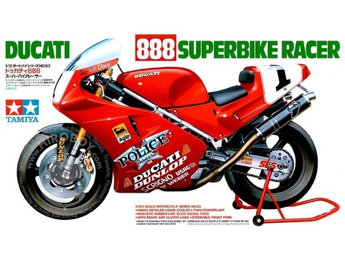 Tamiya ducati 888 superbike - ducati,