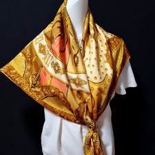 RARE VINTAGE HERMES Foulard en