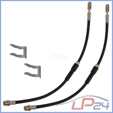 2X FLEXIBLE TUYAU DE FREIN +