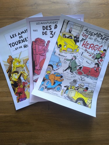 Lot affiches tintin - lot, 3