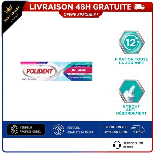 Crème adhésive dentier