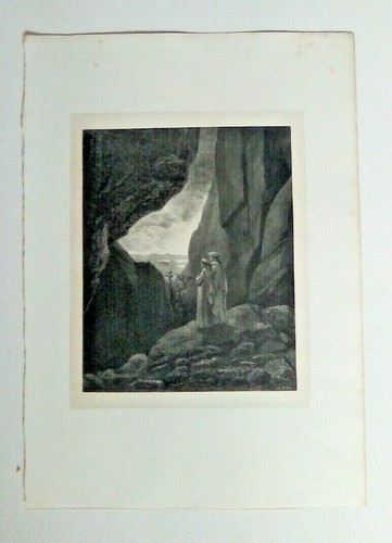 Gravure ancienne gustave - gravure, doré