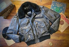 Cuir Schott A-2 Vintage 80's Authentique, Made in USA ??