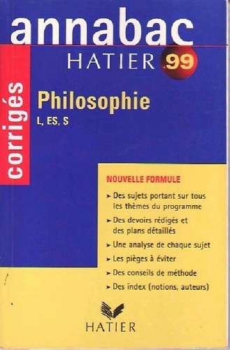 Philosophie année 1999 - ,