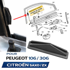 Clip guide vitre - 2x,