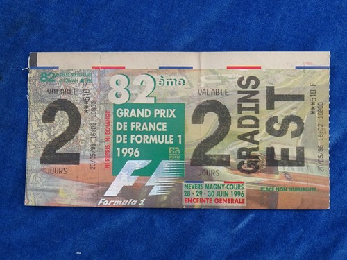 Billet ticket grand - billet, prix