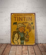 Plaque métal vintage Tintin