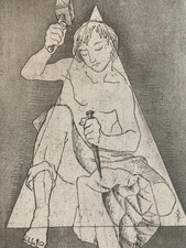 Tres belle gravure  Signé A