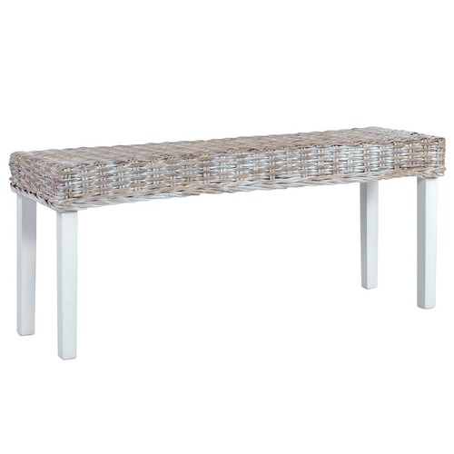 Bois acajou massif banc 110 - bois,