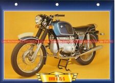 BMW R 75/5 R75 /5 750 Série 5 1969-1973 Fiche Moto #000783