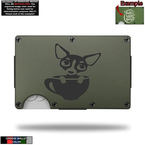 Chihuahua teacup wallet - a,
