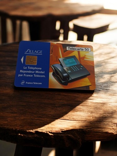 Carte téléphonique vintage
