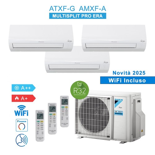 Daikin 3amxf52a9 2x atxf25g - +,