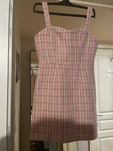 Robe vichy rose - neuve, shein