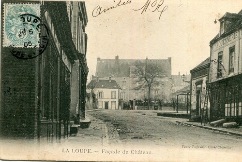 Carte loupe façade du - la,