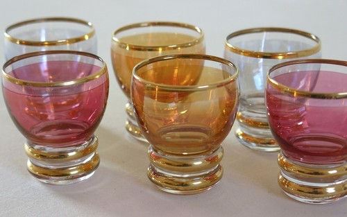 Petits verres anciens - petits, 6