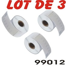 Lot de 3 ROULEAUX Etiquettes