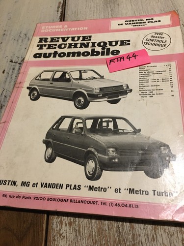 Revue technique automobile - technique,