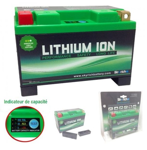 Batterie moto lithium - batterie,