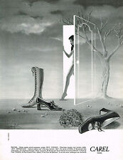 PUBLICITE  1970   CAREL   chaussures