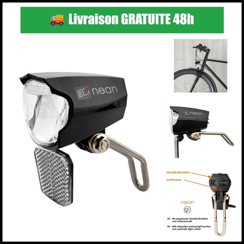Phare avant vélo dynamo - , 30