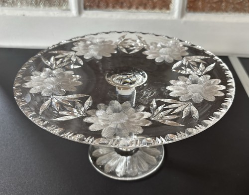 Compotier cristal assiette - compotier,