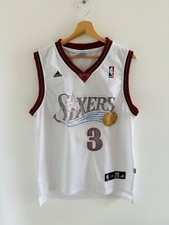 Maillot NBA Allen Iverson 3 Philadelphie Sixers 2000/01 bon état taille M
