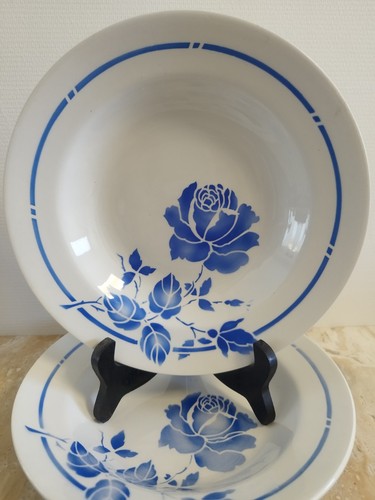 Lot assiettes art déco - 2,