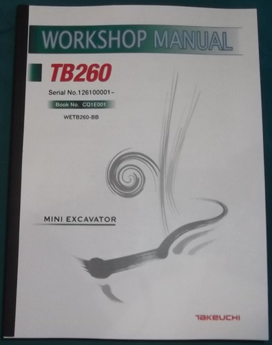 Takeuchi tb260 mini pelleteuse - tb260,