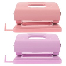  2 Pcs Perforatrice Rond Outil De Perforation Du Papier Punch À Deux Trous