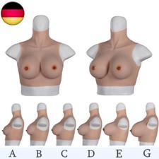 Formes de poitrine en silicone col haut faux seins travestis cosplay transgenre