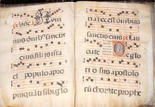 43-ABBATIALE DU MONASTIER ANTIPHONAIRE XVI E SIECLE-N�2784-D/0321