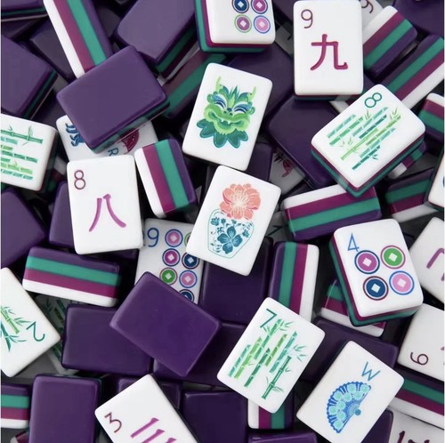 American mahjong tile - american,