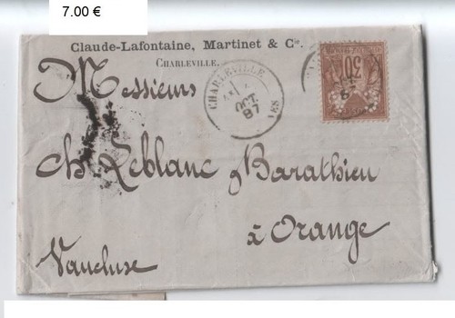 Timbres perforés bordereau - perforés,